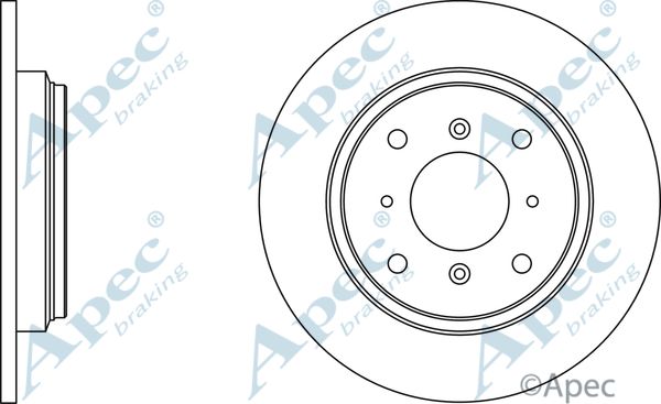 APEC BRAKING Тормозной диск DSK353